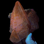 Calcite displaying UV fluorescence