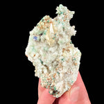 Calcite crystal with copper mineralization from Mesa County, Colorado, USA