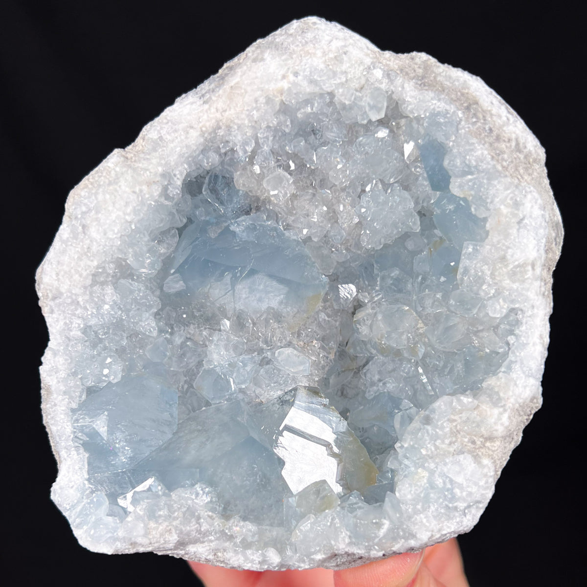 Raw Celestite Geode from Madagascar