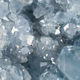 Blue Crystals of the Mineral Celestite