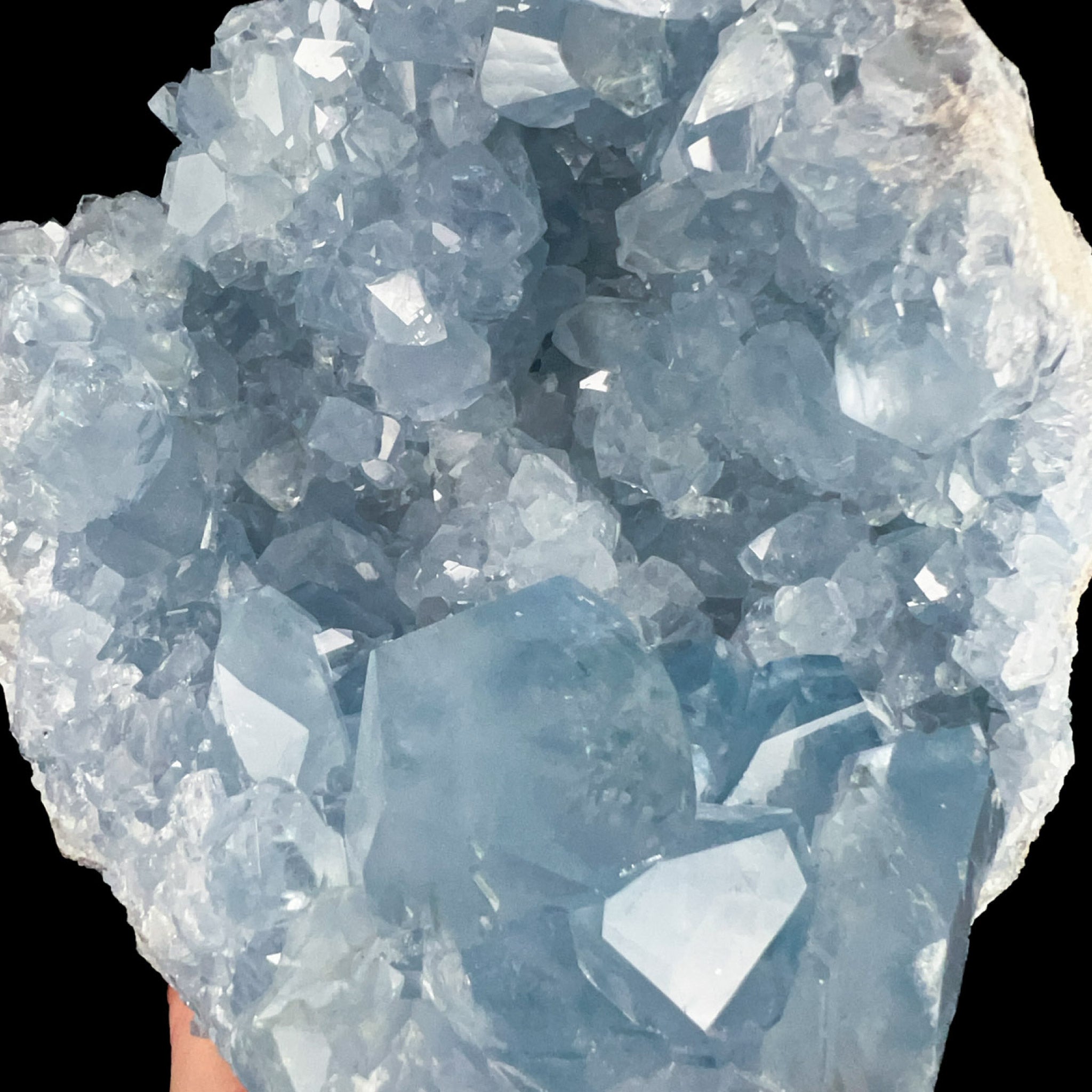 Blue Celestine Crystals