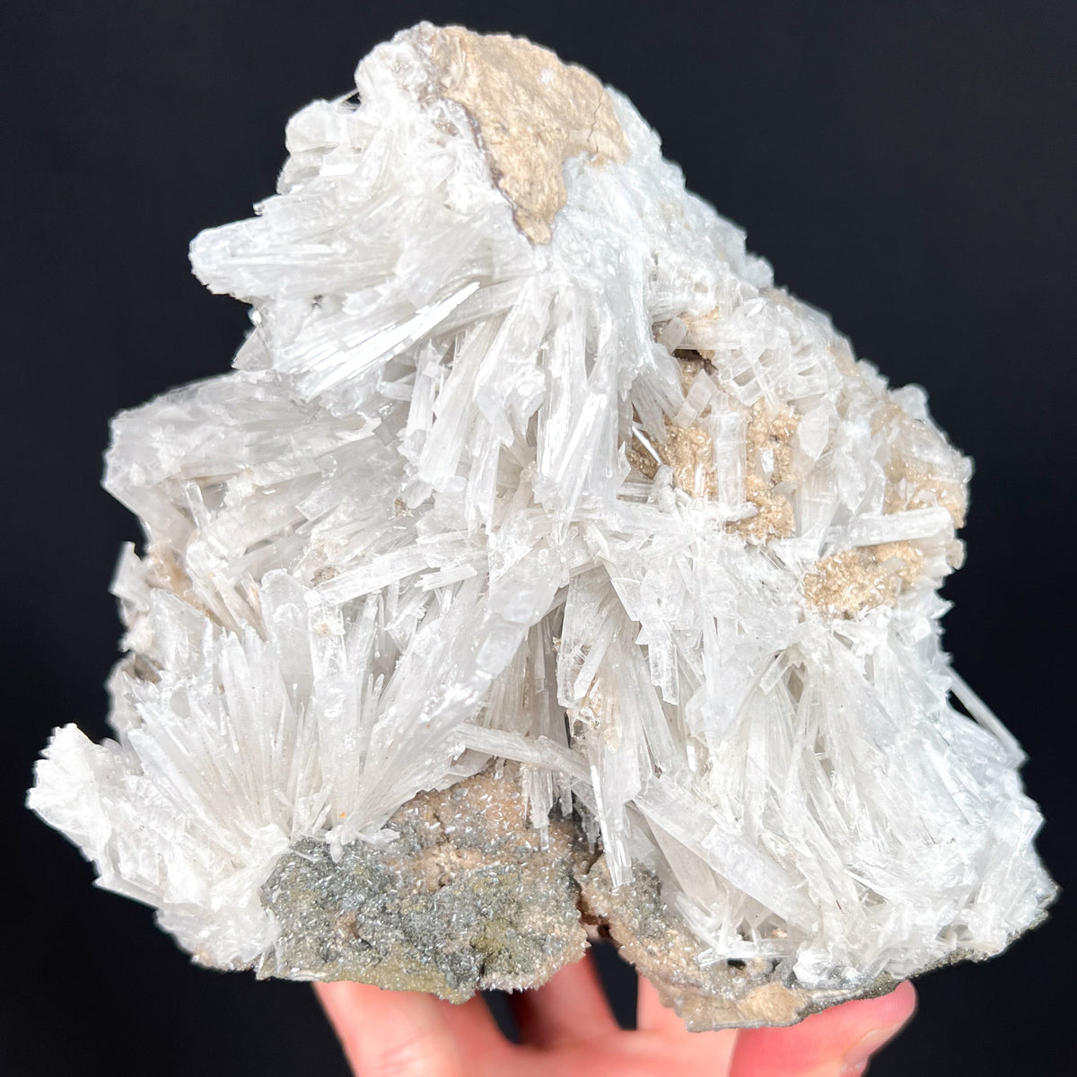 Large tabular Celestite crystals from Clay Center, Ohio