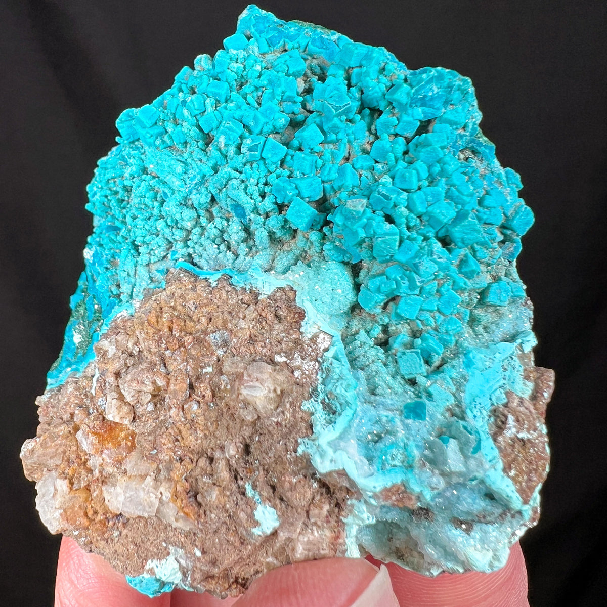 Chrysocolla on Dolomite Mineral Specimen