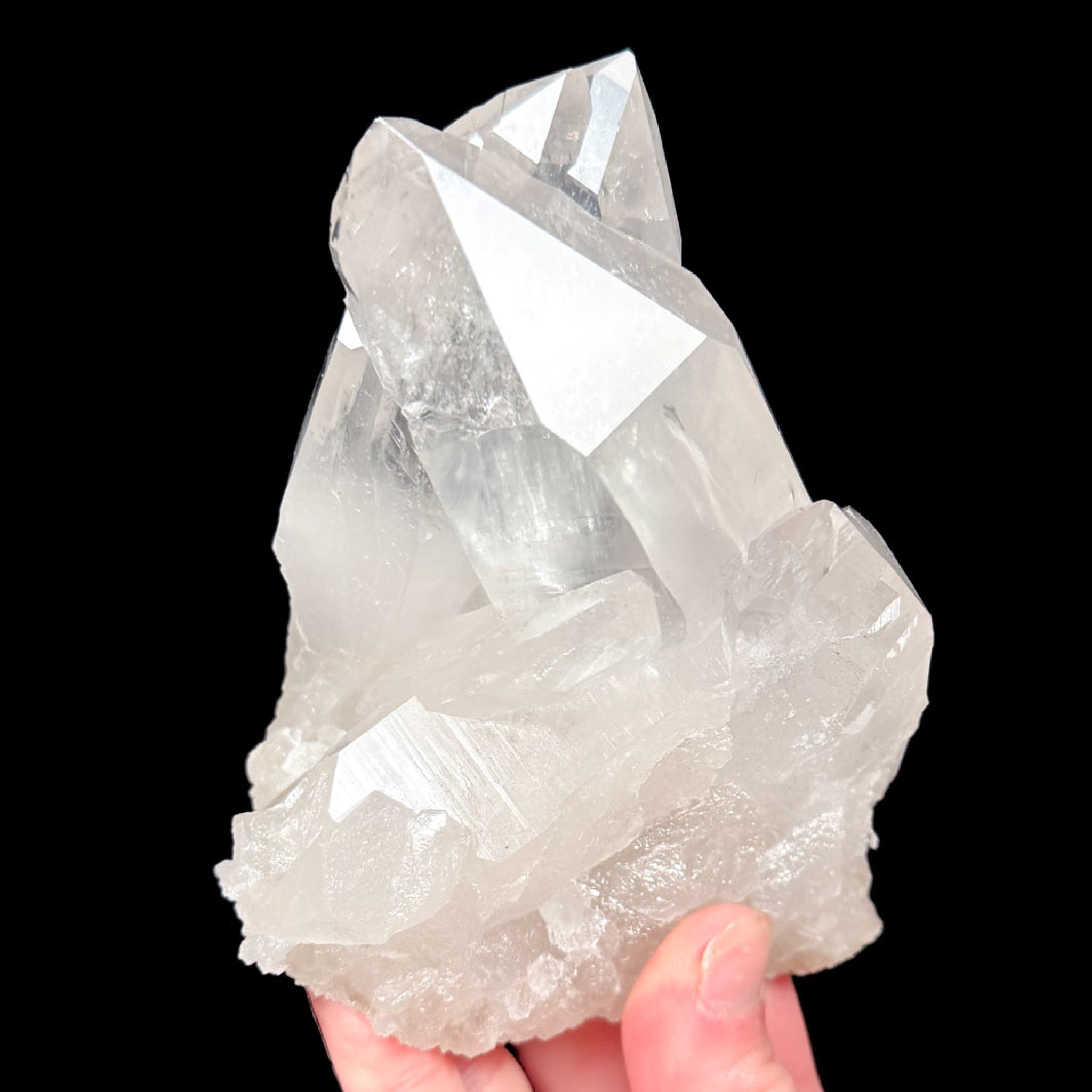 Clear Quartz Crystal Cluster