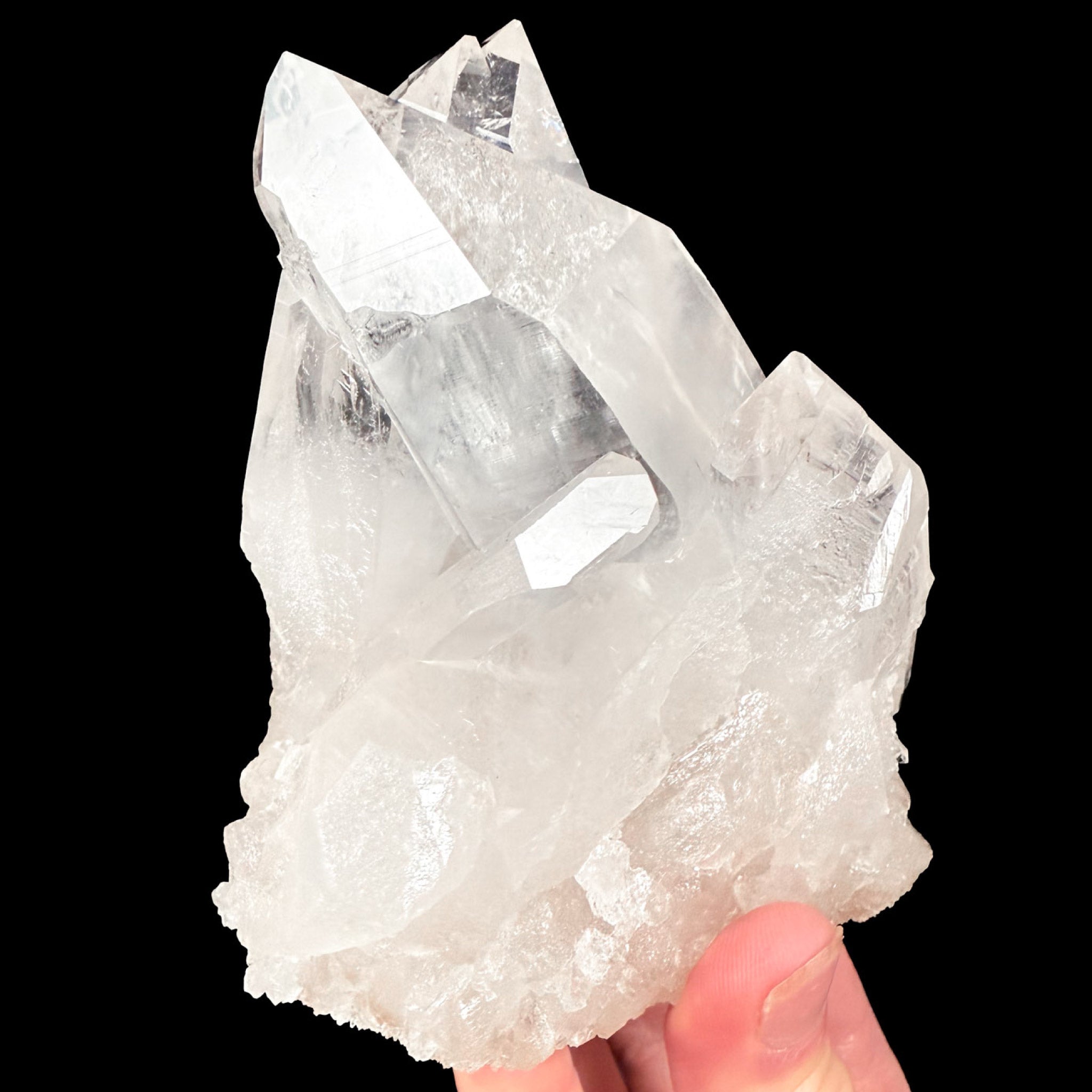 Clear Quartz Crystal Cluster from Brazil