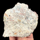 Back side of Cobalto Calcite mineral specimen