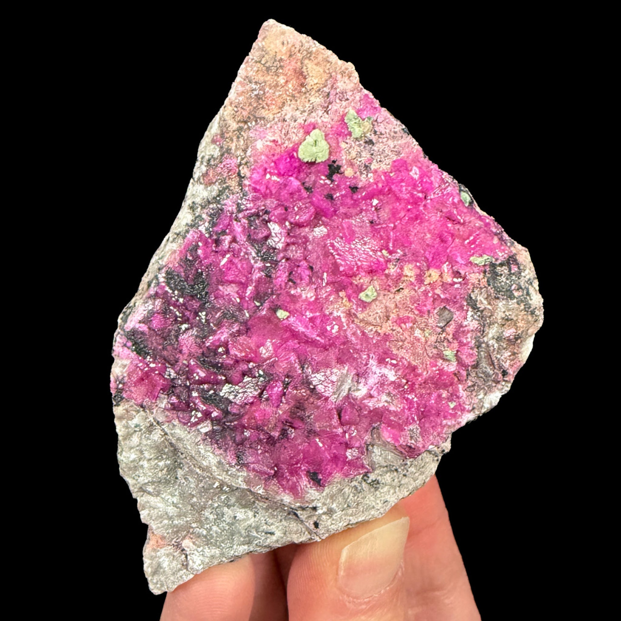 Pink crystals of Cobalto Calcite