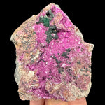 Cobaltoan Calcite with Malachite mineral specimen