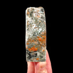 side view of copper and quartz specimen