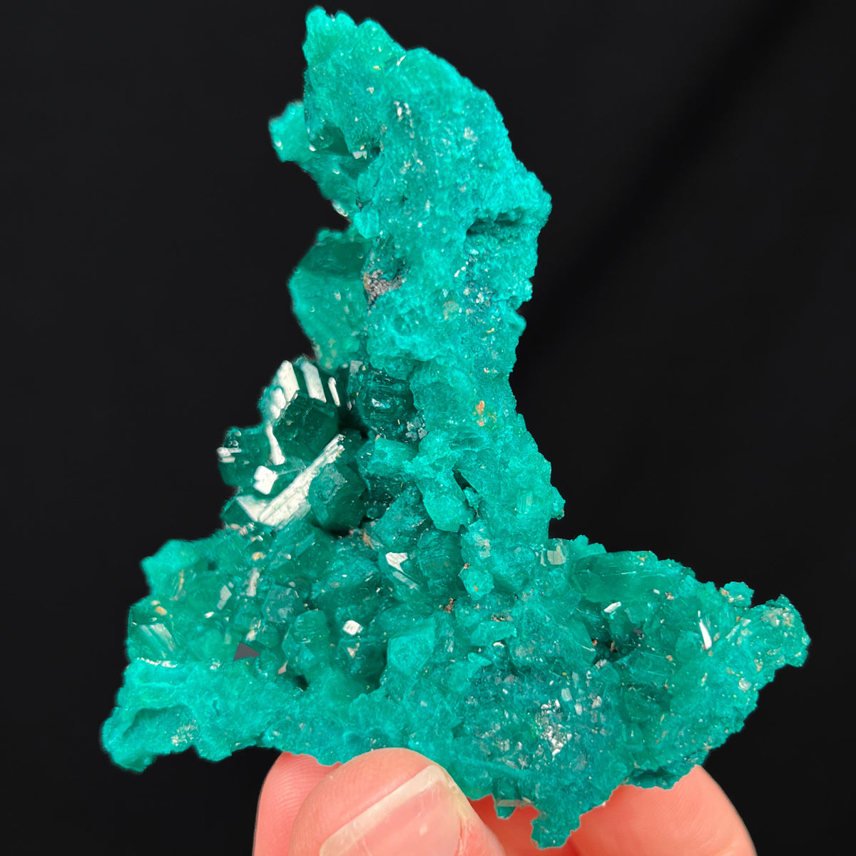 Green Dioptase Mineral Specimen from DRC