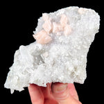 Dolomite on Quartz from Shanbao Mine, China