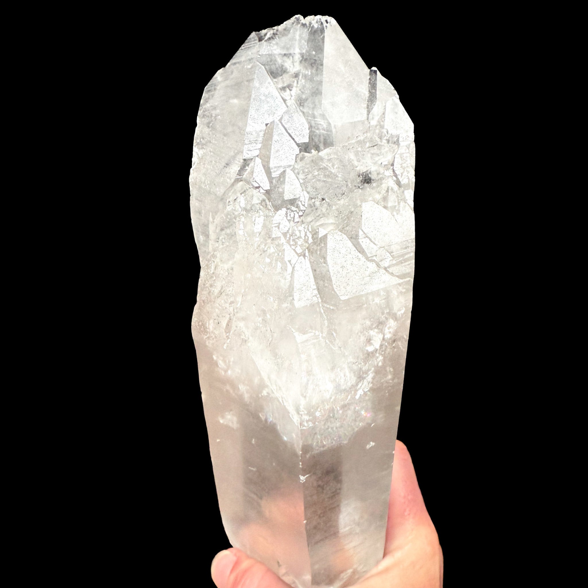 Multiple Terminations on Extra Large Quartz Crystal