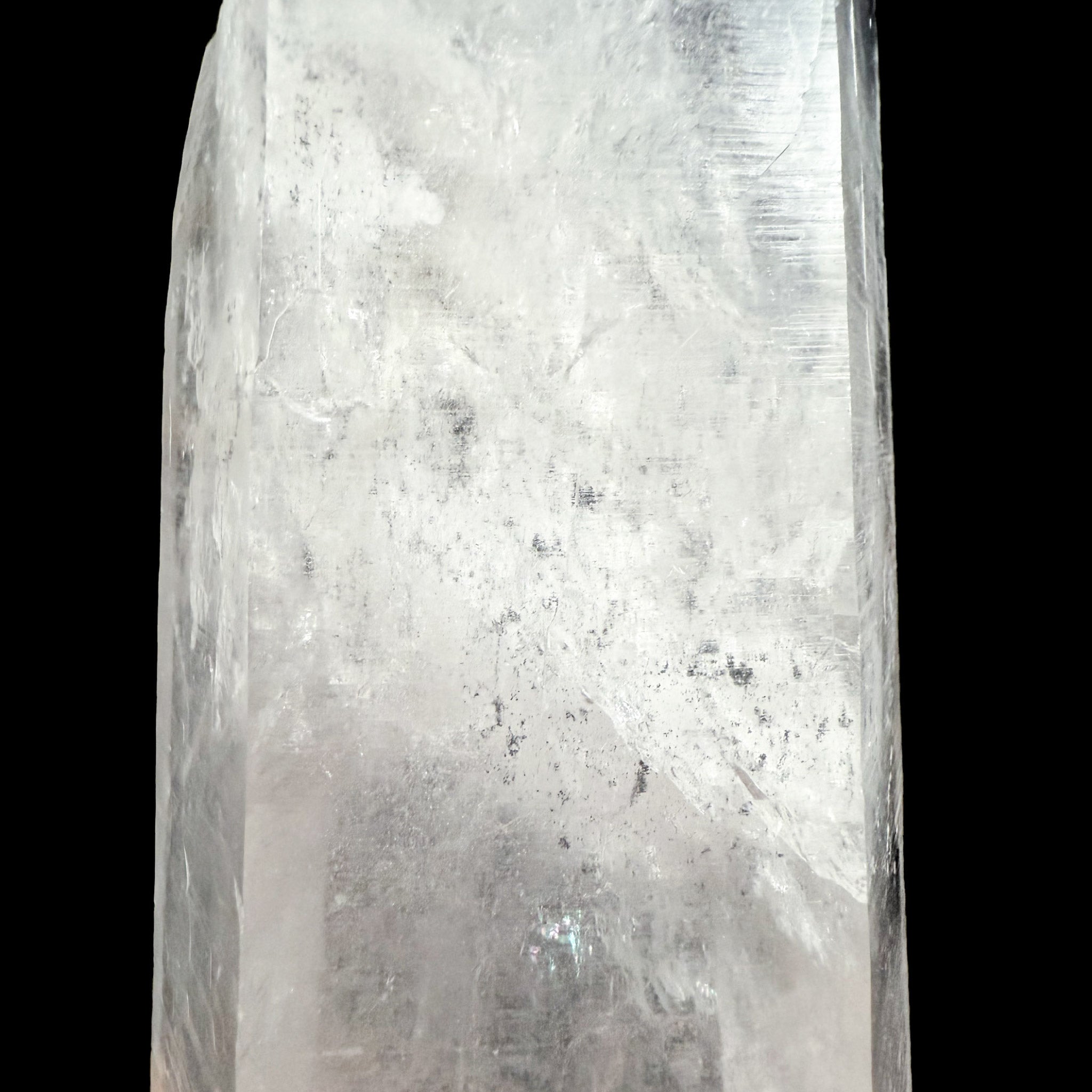 Inclusions in clear Quartz crystal