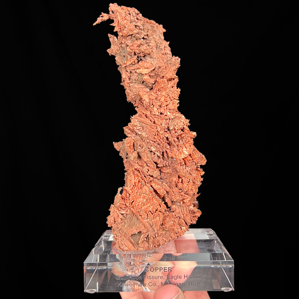 Extra Large Native Copper from Gull Rock Fissure, Eagle Harbor, Michigan