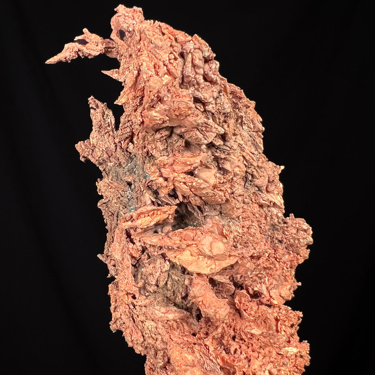 Close Up of Native Copper from Gull Rock Fissure, Michigan