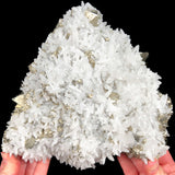 Extra Large Pyrite with Quartz Mineral Specimen from Peru