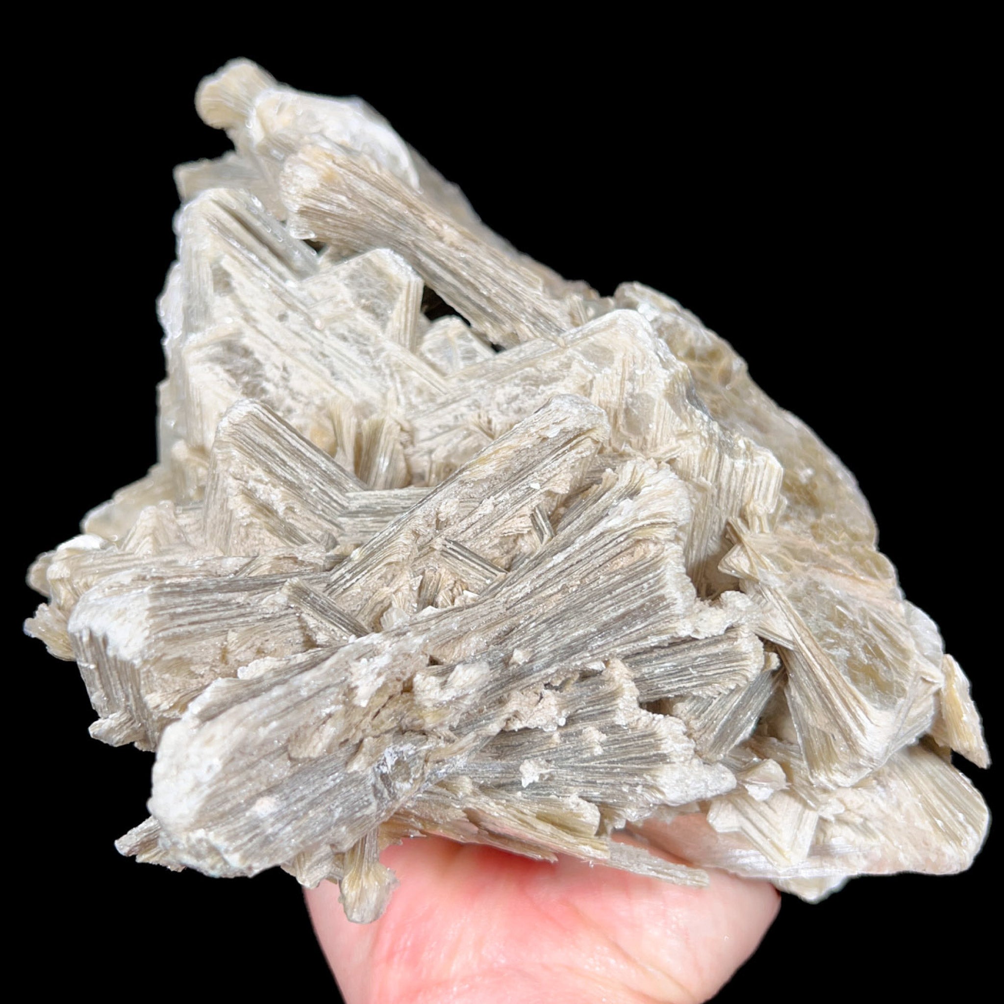 Stacks of star-shaped Muscovite Mica sheets