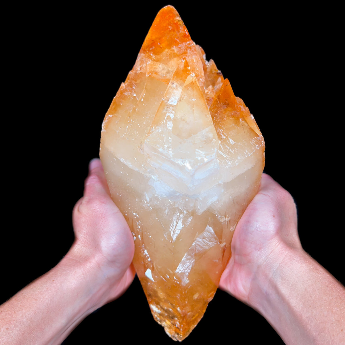Extra Large Orange Calcite Crystal from Tennessee