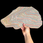 Unpolished Side of Tiger Iron Slab