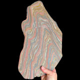 Unpolished side of Tiger Iron Slice