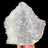 Flower Amethyst crystal plate from Brazil