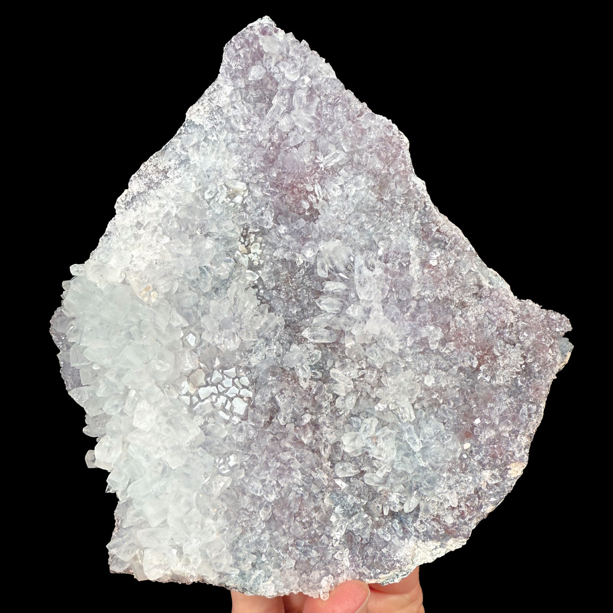 Amethyst Flower crystal plate from Brazil