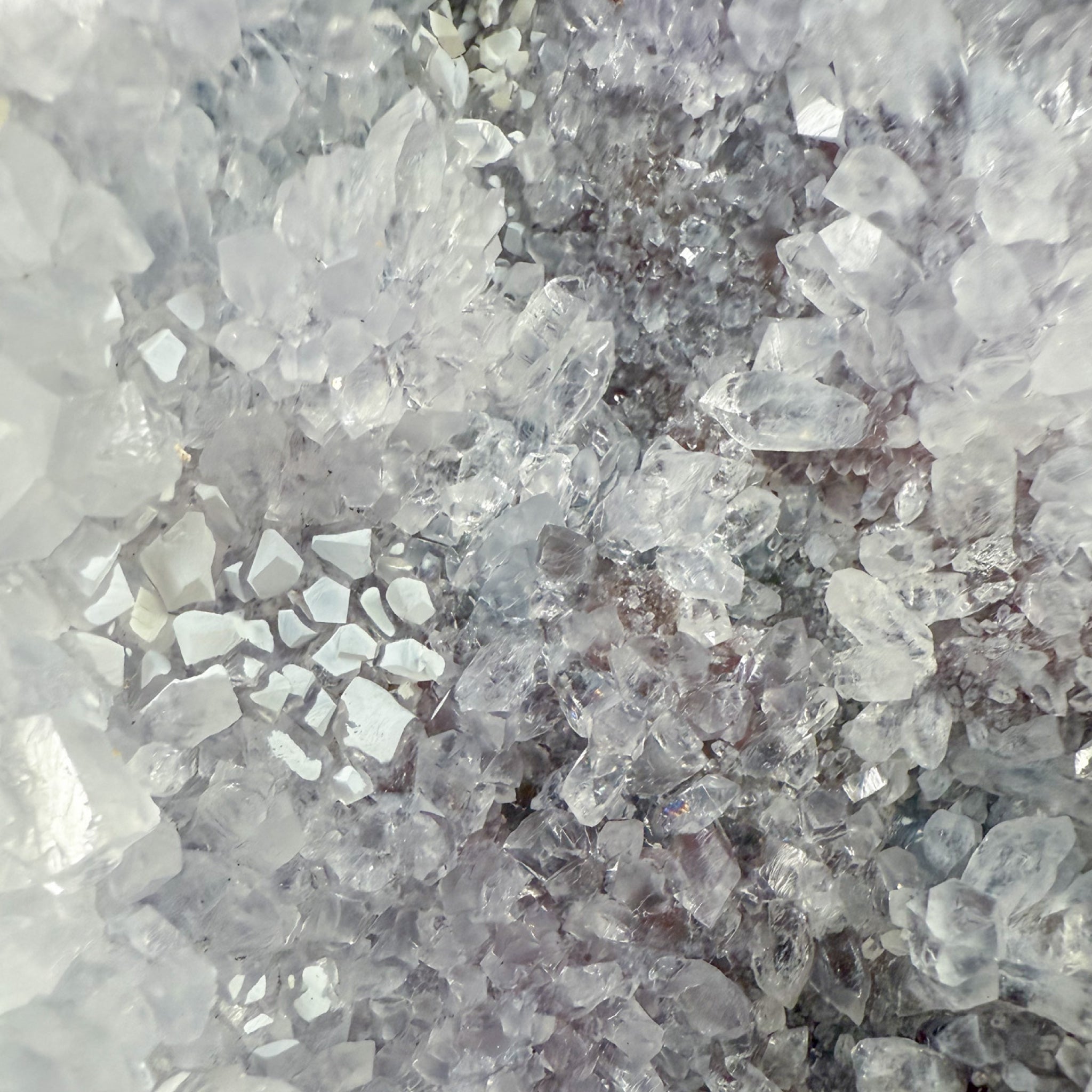 Close up of "Flower Amethyst" formation from Brazil