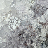 Close up of Amethyst and Quartz crystals