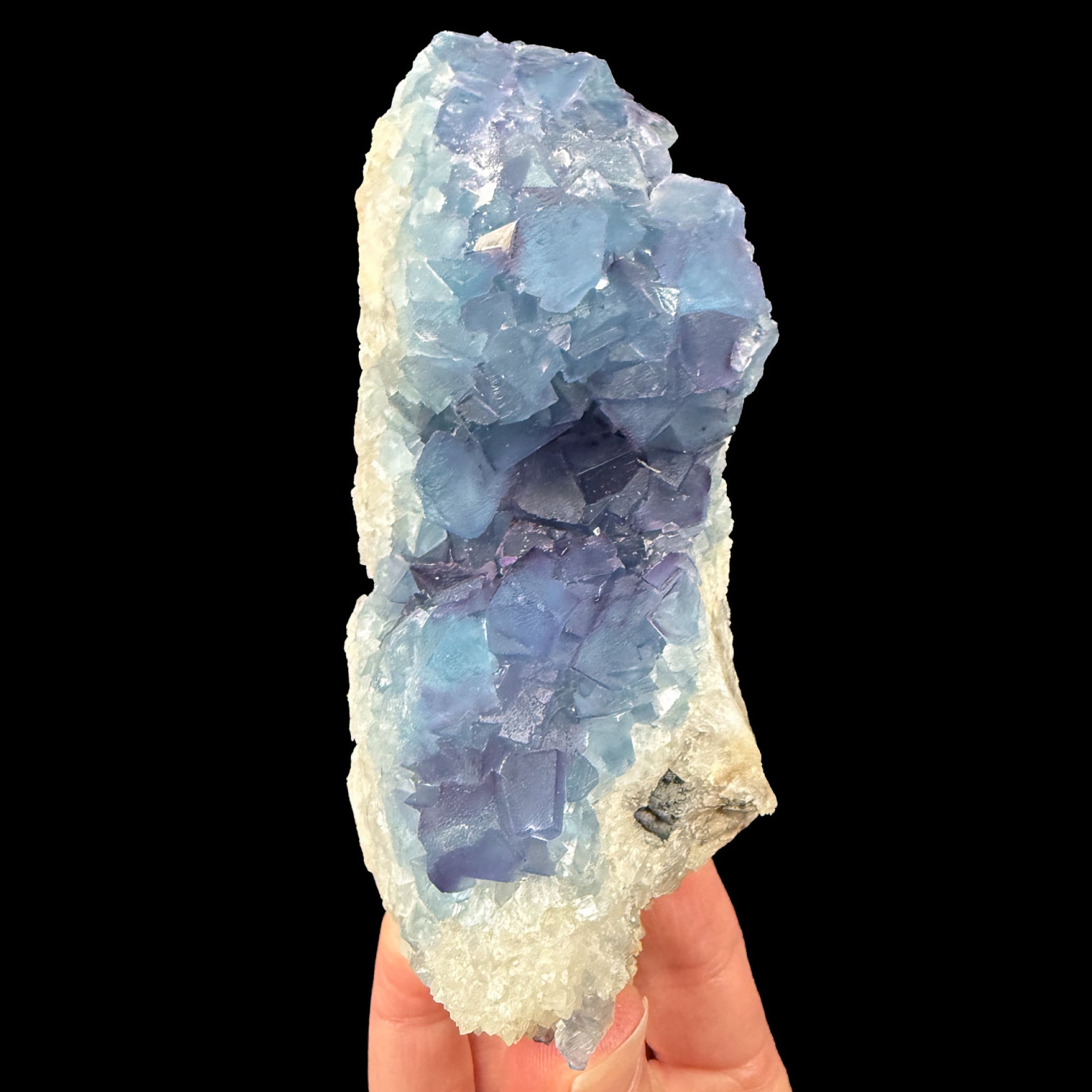 Blue and Purple Fluorite crystals - New Mexico, USA