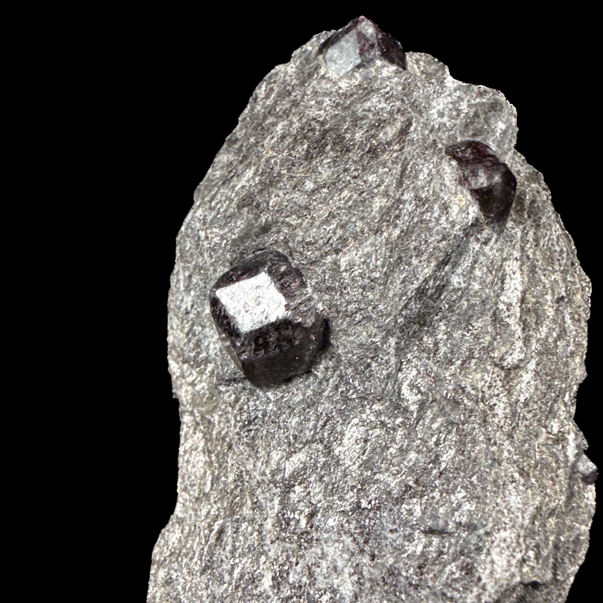 Close up of Garnet crystals - Wrangell Island, Alaska