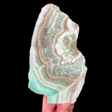 Green Aragonite Slice from Spain