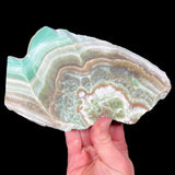 Green Aragonite Slice