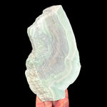 Unpolished back side of specimen