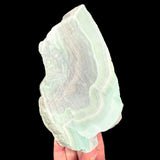 Unpolished back side of specimen