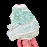 Green Aragonite Slice from Spain