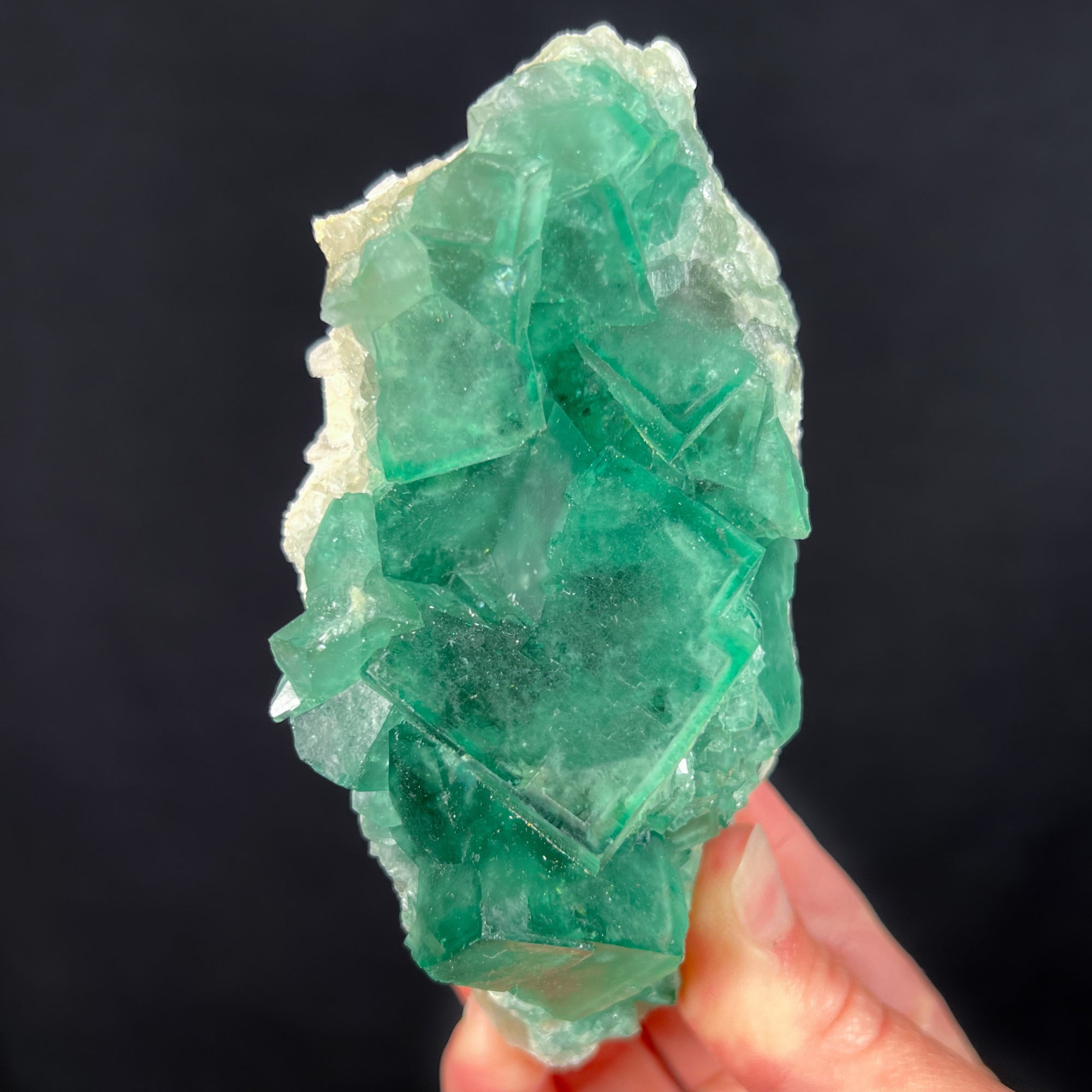 Green Fluorite specimen from Madagascar