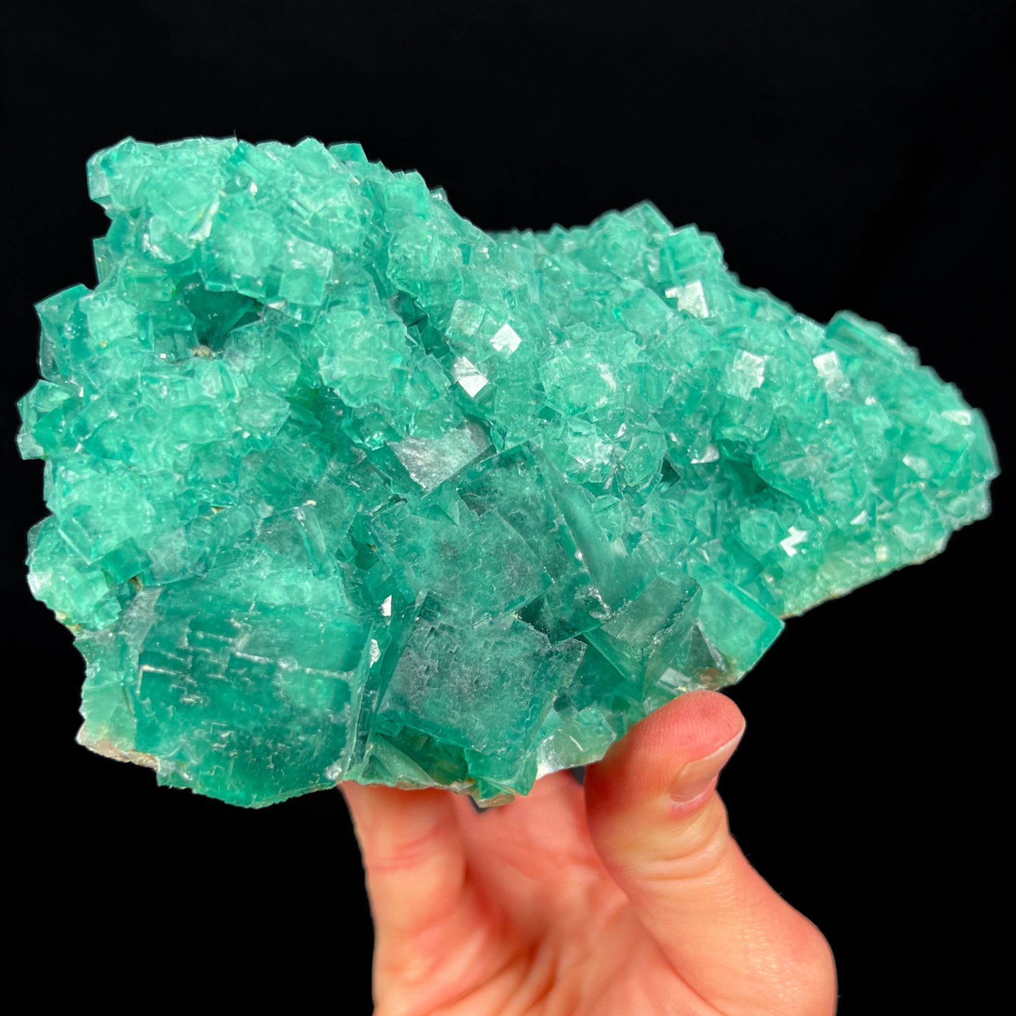 Large Green Fluorite Mineral Specimen from Madagascar