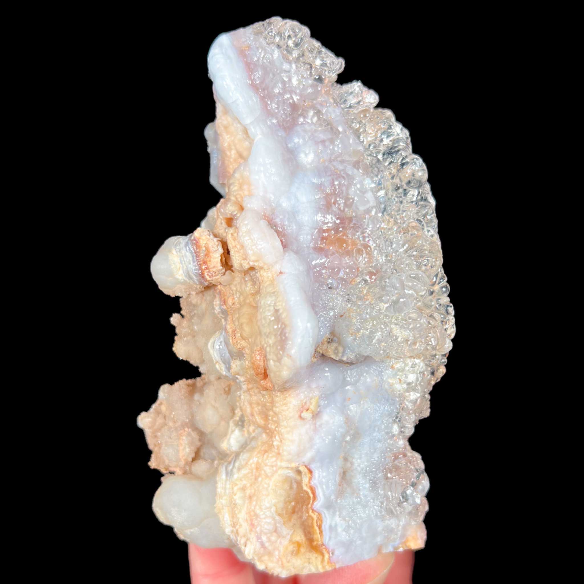 Hyalite Opal crystal specimen from Mexico