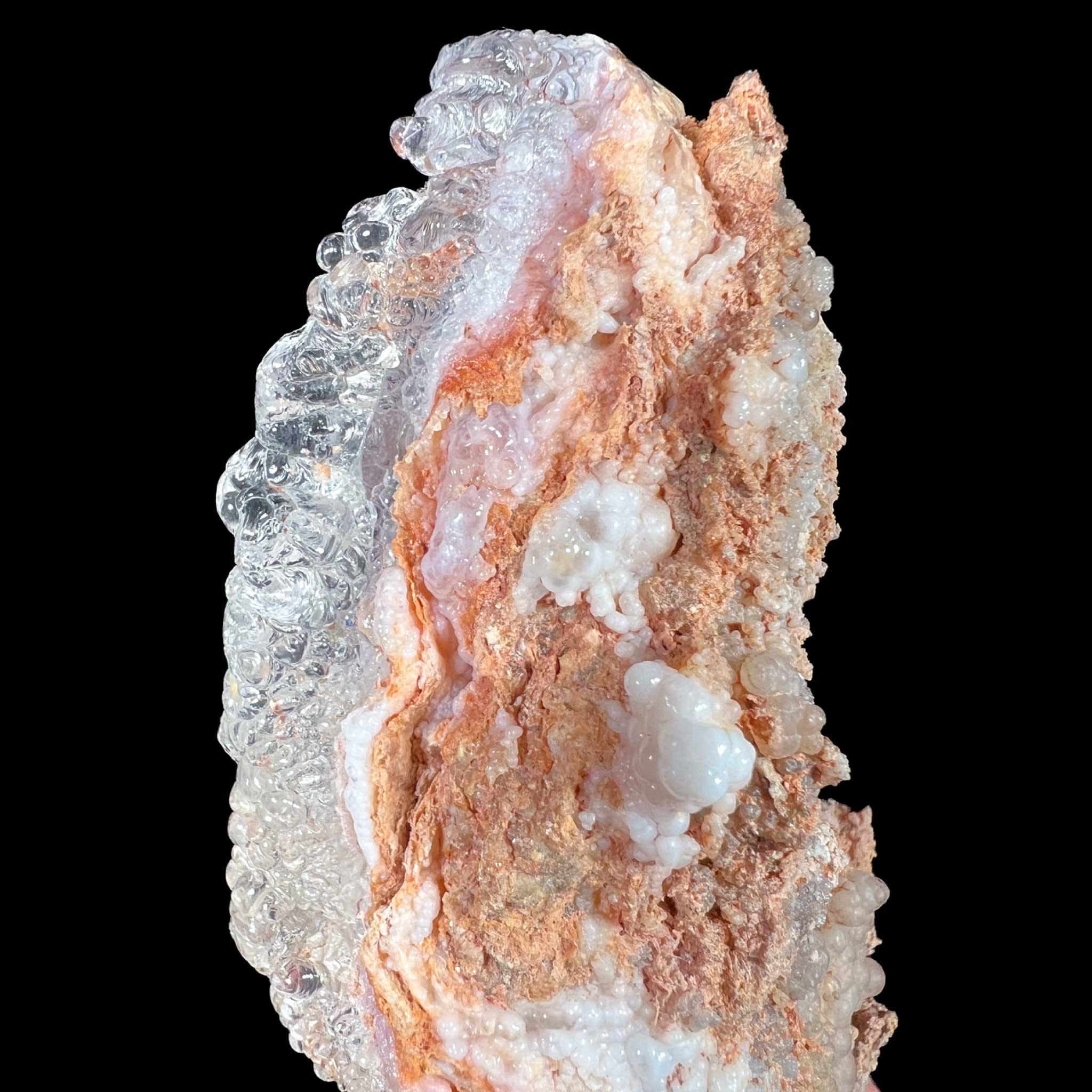 Close-up of Hyalite Opal from Mexico