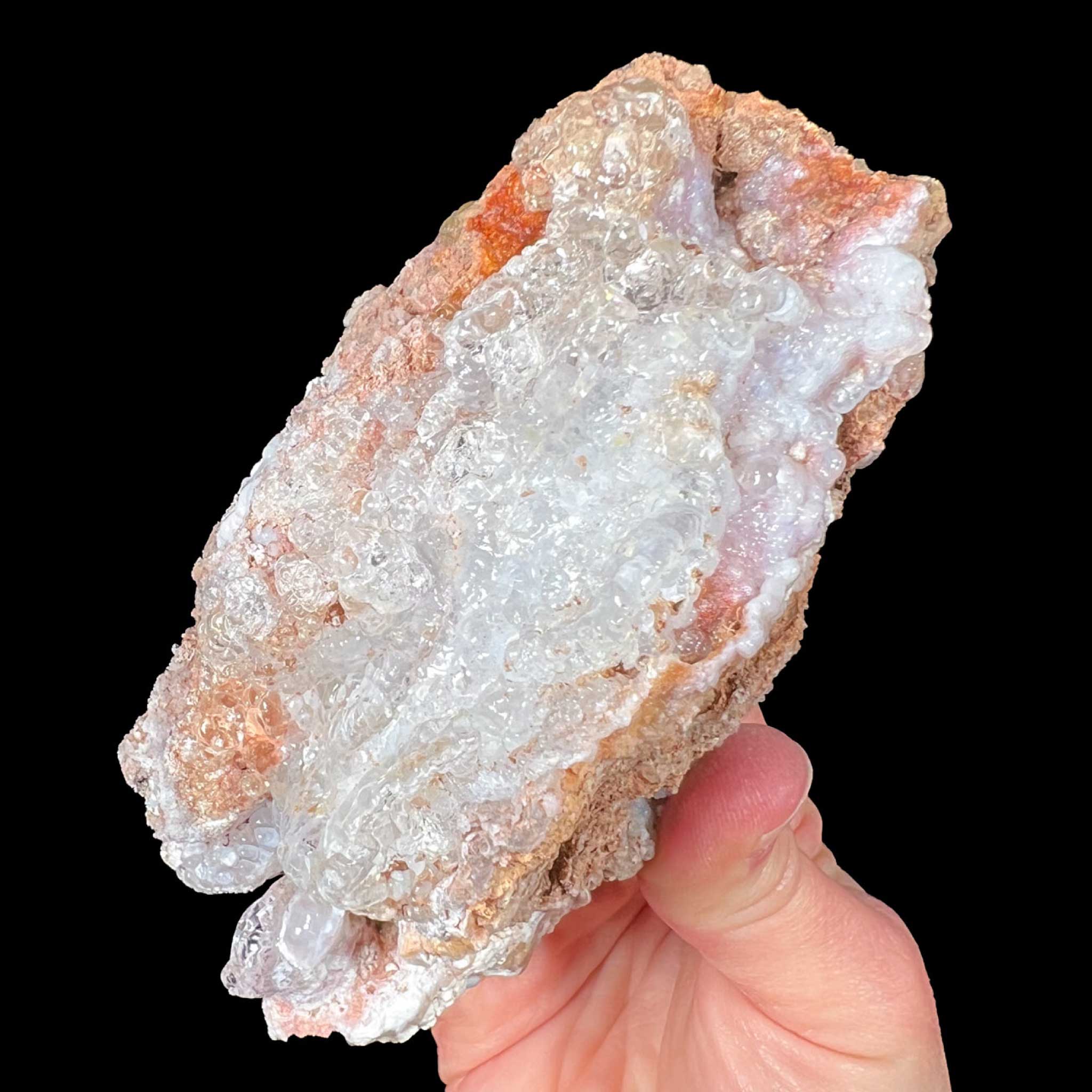 Hyalite Opal mineral specimen from Mexico
