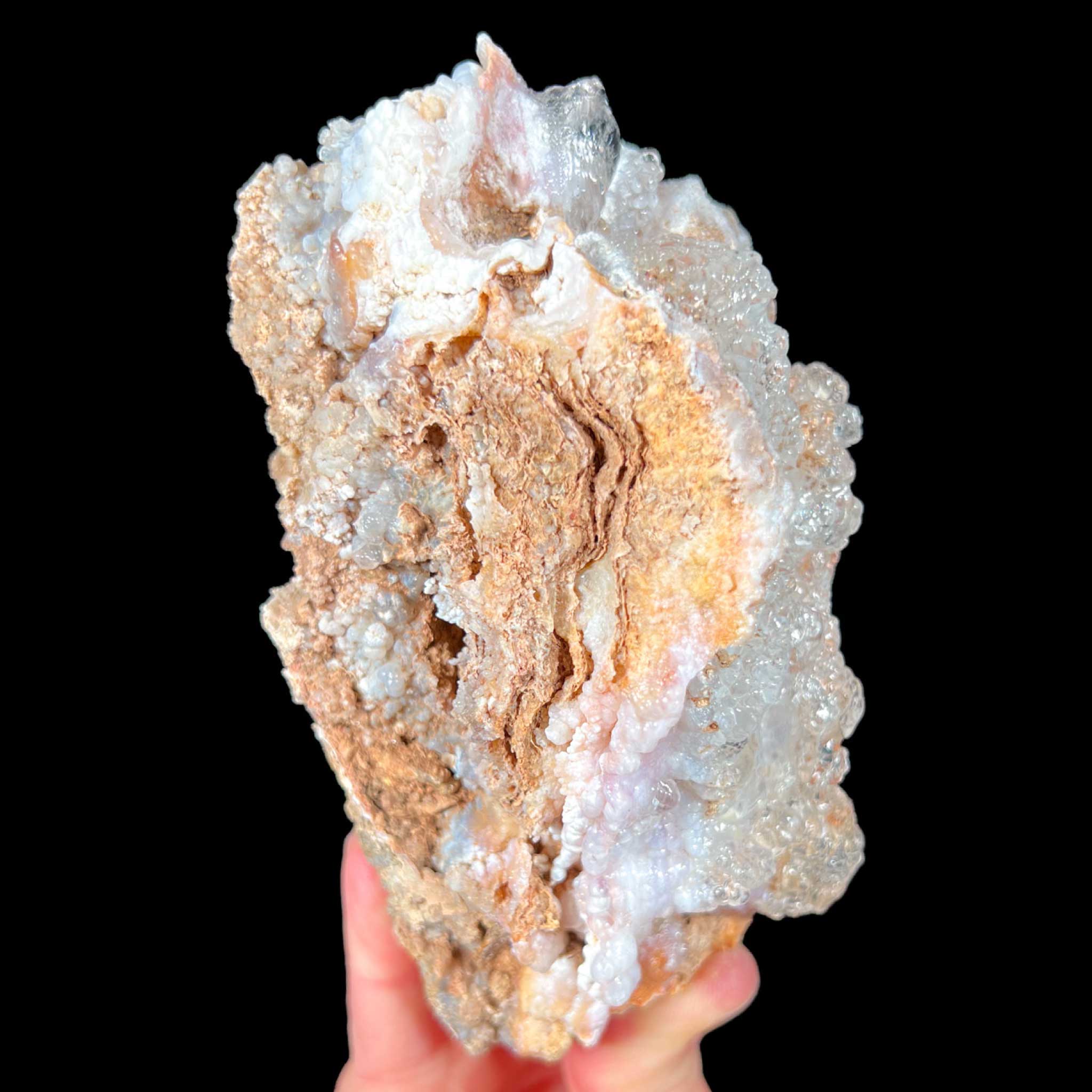 Exterior of Hyalite Opal mineral specimen