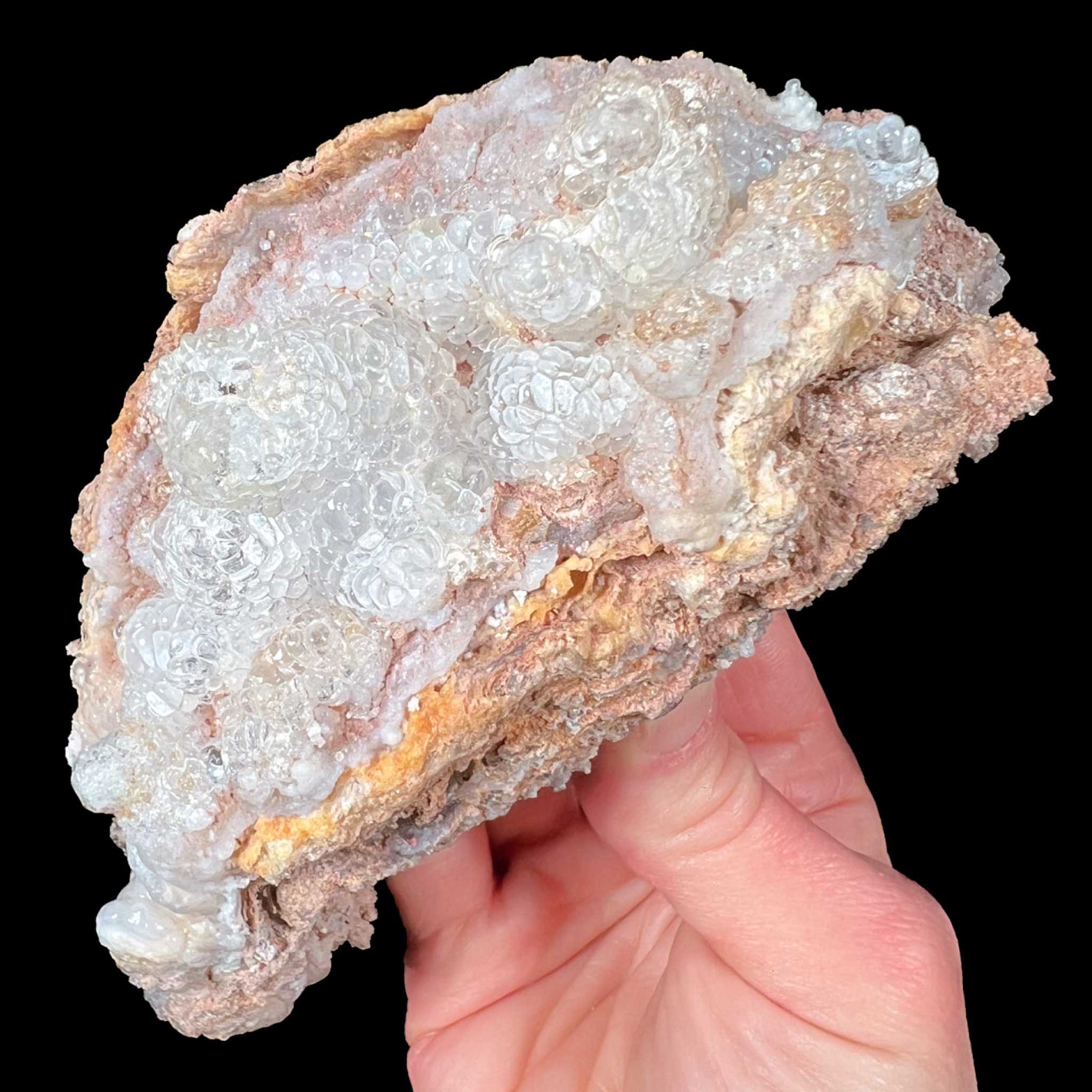 Large Hyalite Opal Mineral Specimen from Mexico