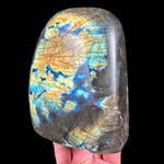 Labradorite polished cut-base stone from Madagascar