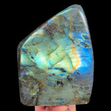 Blue flash polished Labradorite stone from Madagascar