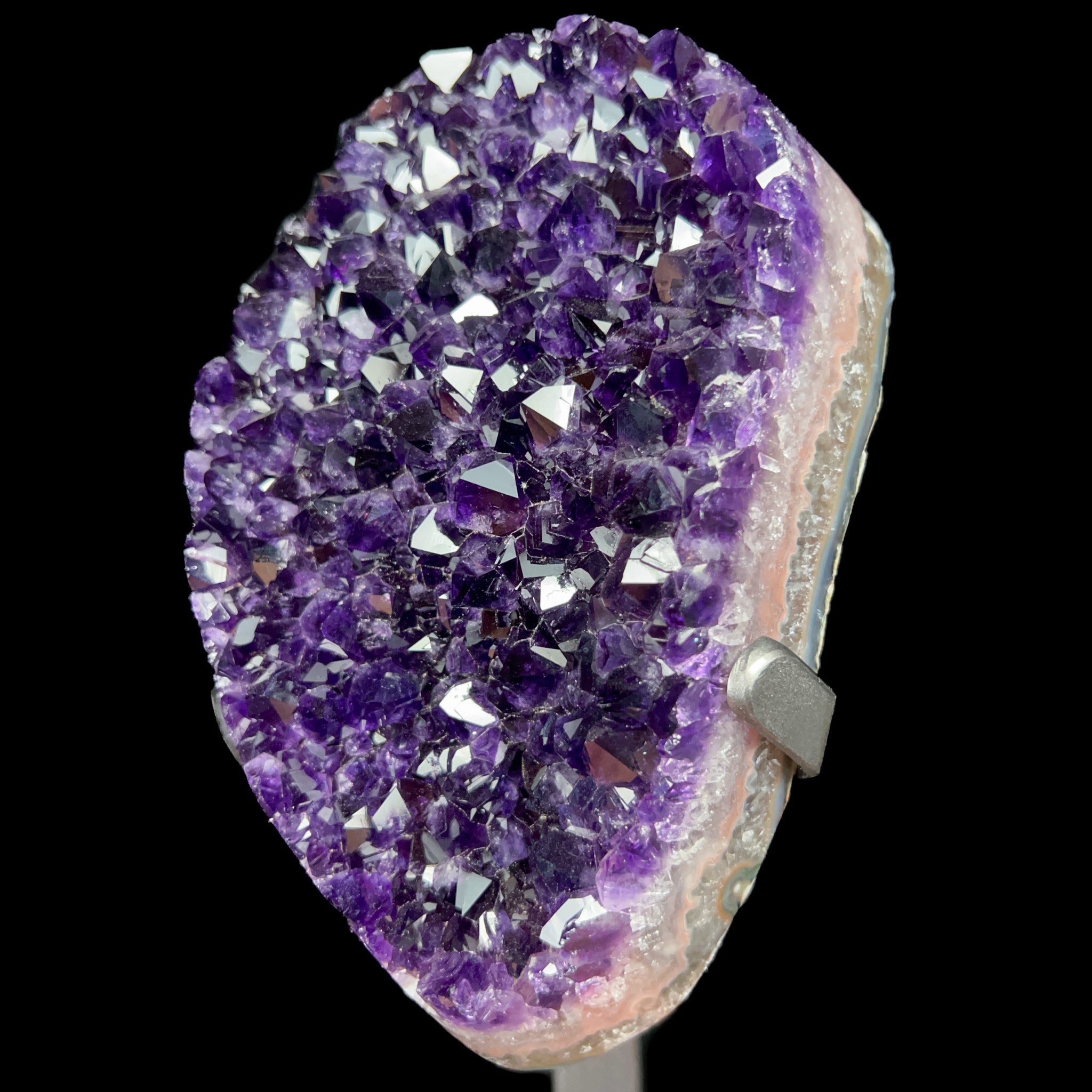 Large Amethyst Geode with Purple Crystals from Uruguay