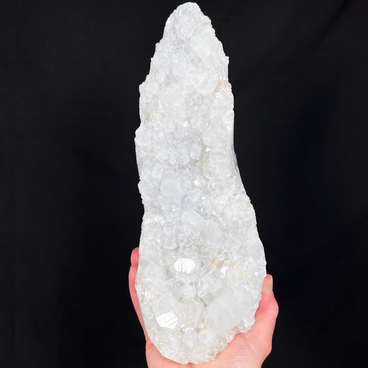 Large Apophyllite with Stilbite Crystal Specimen