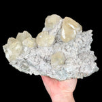 Large Mineral Specimen of Drusy Quartz and Calcite