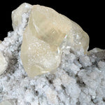 Large Calcite Crystals with Drusy Quartz