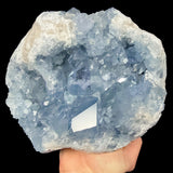 Large blue geode of Celestine crystals