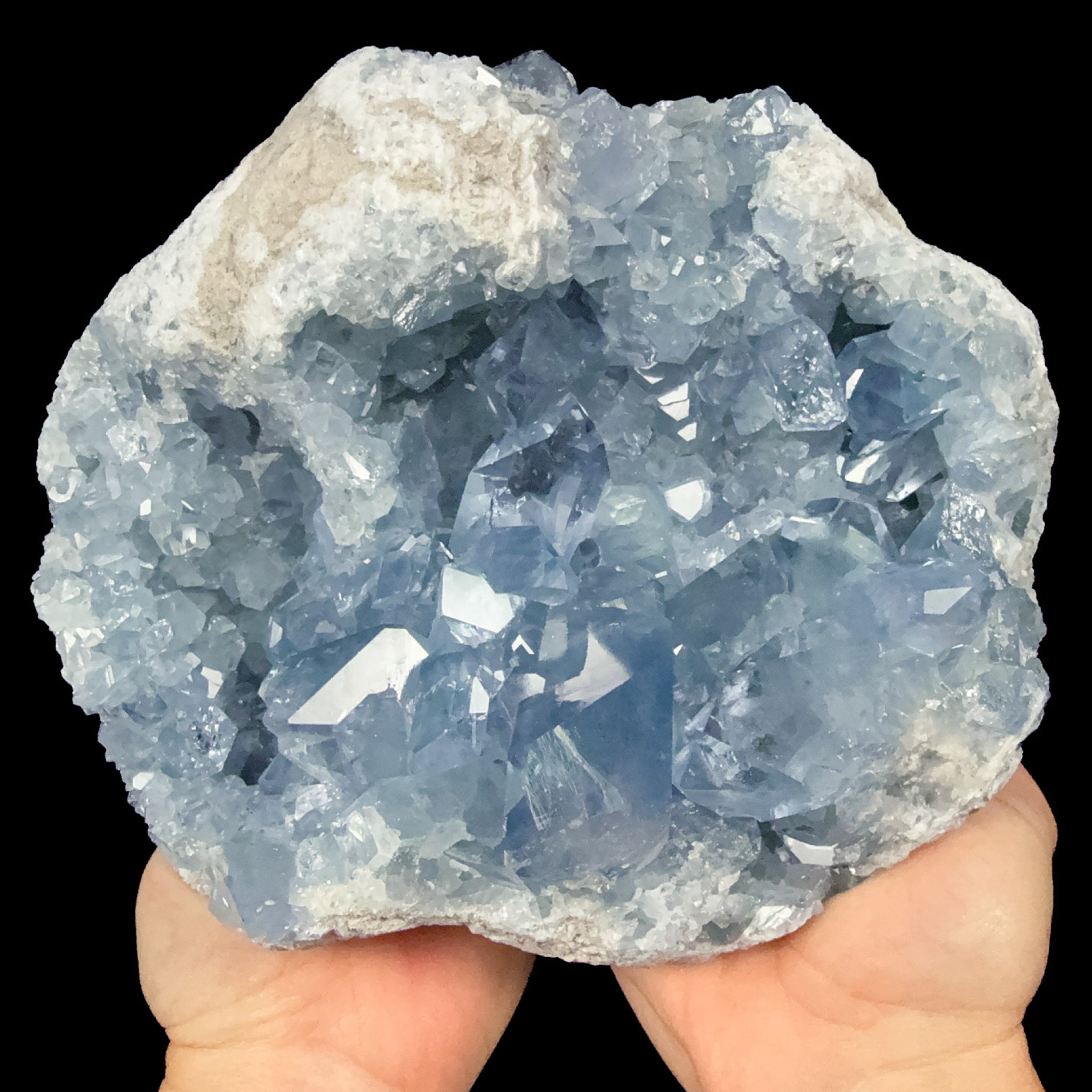 Large Blue Celestine Geode from Madagascar